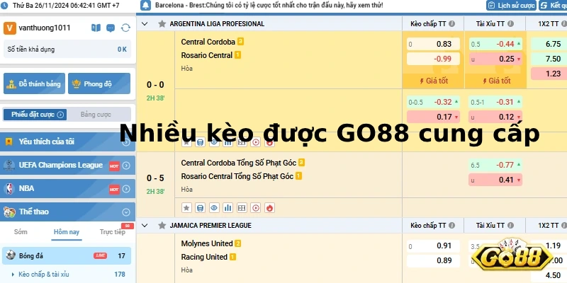cá cược thể thao go88