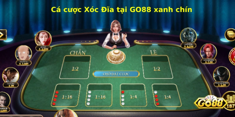 chơi game xóc đĩa tại go88