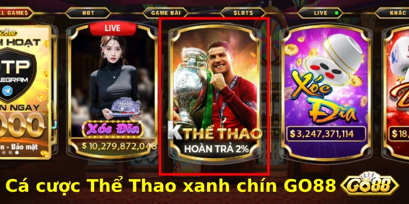 cược thể thao go88 thú vị