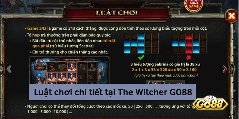 luật chơi the witcher go88