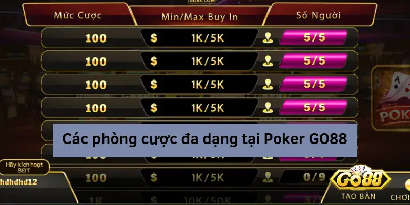 poker go88 hấp dẫn