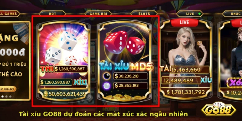 tài xỉu go88 cá cược